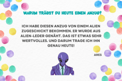Bunt Verspielt Konfetti Karneval Party Flyer (Einladung im Querformat) - 4