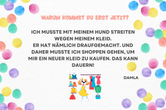 Bunt Verspielt Konfetti Karneval Party Flyer (Einladung im Querformat) - 5